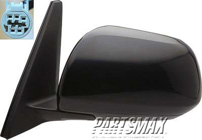 1320 | 2010-2012 TOYOTA 4RUNNER LT Mirror outside rear view Power; Heated; w/o Side Signal Lamps; PTM; see notes | TO1320274|8794035A21-PFM