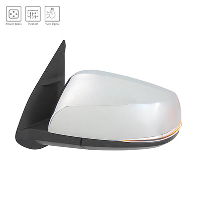 1320 | 2016-2017 TOYOTA TACOMA LT Mirror outside rear view w/o Blind Spot Detection; w/Signal Lamps; w/Cover; Chrome; see notes | TO1320353|8794004240-PFM