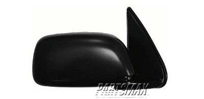 1321 | 1995-1999 TOYOTA TACOMA RT Mirror outside rear view manual foldaway; black | TO1321116|8791004030
