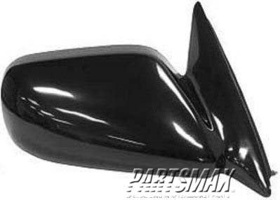 1710 | 1997-2001 TOYOTA CAMRY RT Mirror outside rear view Japan built; power remote; non-heated; black - paint to match | TO1321132|8791033150C0