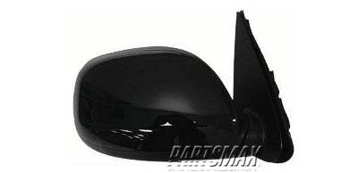 1710 | 2001-2007 TOYOTA SEQUOIA RT Mirror outside rear view SR5; heated power remote; black - paint to match | TO1321192|879100C903