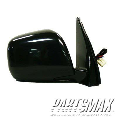 1321 | 2006-2007 TOYOTA HIGHLANDER RT Mirror outside rear view HYBRID; heated; w/power; Black (Code 202) | TO1321211|8791048160C0