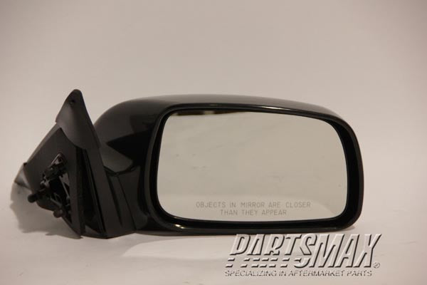 1710 | 2007-2011 TOYOTA CAMRY RT Mirror outside rear view Japan built; heated; black; code 202 | TO1321237|8791033670C0