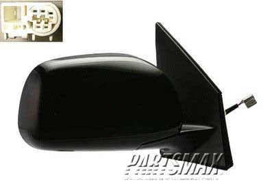 1321 | 2009-2010 TOYOTA RAV4 RT Mirror outside rear view USA Built; Power; w/o Signal Lamp; w/Cover; Textured; see notes | TO1321272|879080R010-PFM