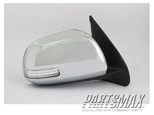 1710 | 2012-2013 TOYOTA TACOMA RT Mirror outside rear view Power; w/Signal Lamp; w/Chrome Cap; see notes | TO1321285|8791004190-PFM
