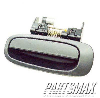 1840 | 1998-2002 TOYOTA COROLLA LT Rear door handle outer Flat Black | TO1520121|6924002030