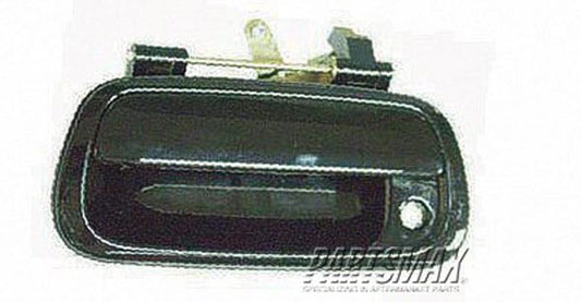 2050 | 2000-2006 TOYOTA TUNDRA Rear gate handle Black (Code 202) | TO1915111|690900C030C0