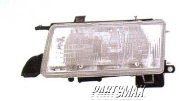 2502 | 1991-1994 TOYOTA TERCEL LT Headlamp assy composite DLX/LE | TO2502106|8115016510