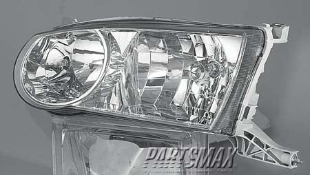 1150 | 2001-2002 TOYOTA COROLLA LT Headlamp assy composite all | TO2502133|8115002100