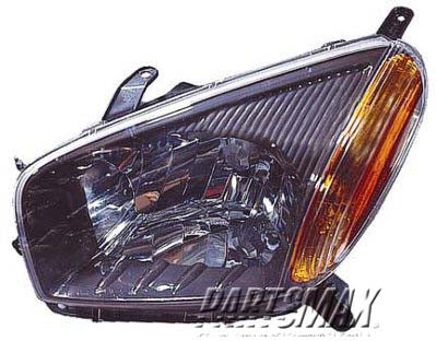 2502 | 2003-2003 TOYOTA RAV4 LT Headlamp assy composite w/Sport packge; w/o bulbs | TO2502149|8115042220