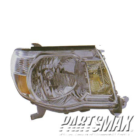 1150 | 2005-2011 TOYOTA TACOMA LT Headlamp assy composite Type 2; w/o Sport Pkg | TO2502157|8115004163