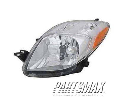 1150 | 2006-2008 TOYOTA YARIS LT Headlamp assy composite 2dr hatchback | TO2502170|8117052601