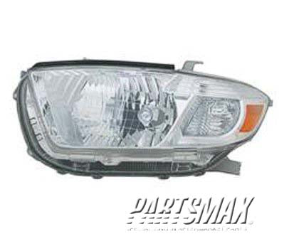 1150 | 2008-2010 TOYOTA HIGHLANDER LT Headlamp assy composite base/limited model; Japan Built | TO2502176|8117048460