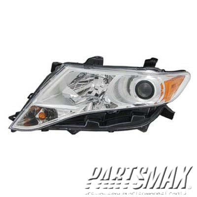 2502 | 2009-2016 TOYOTA VENZA LT Headlamp assy composite Halogen | TO2502189|811500T020