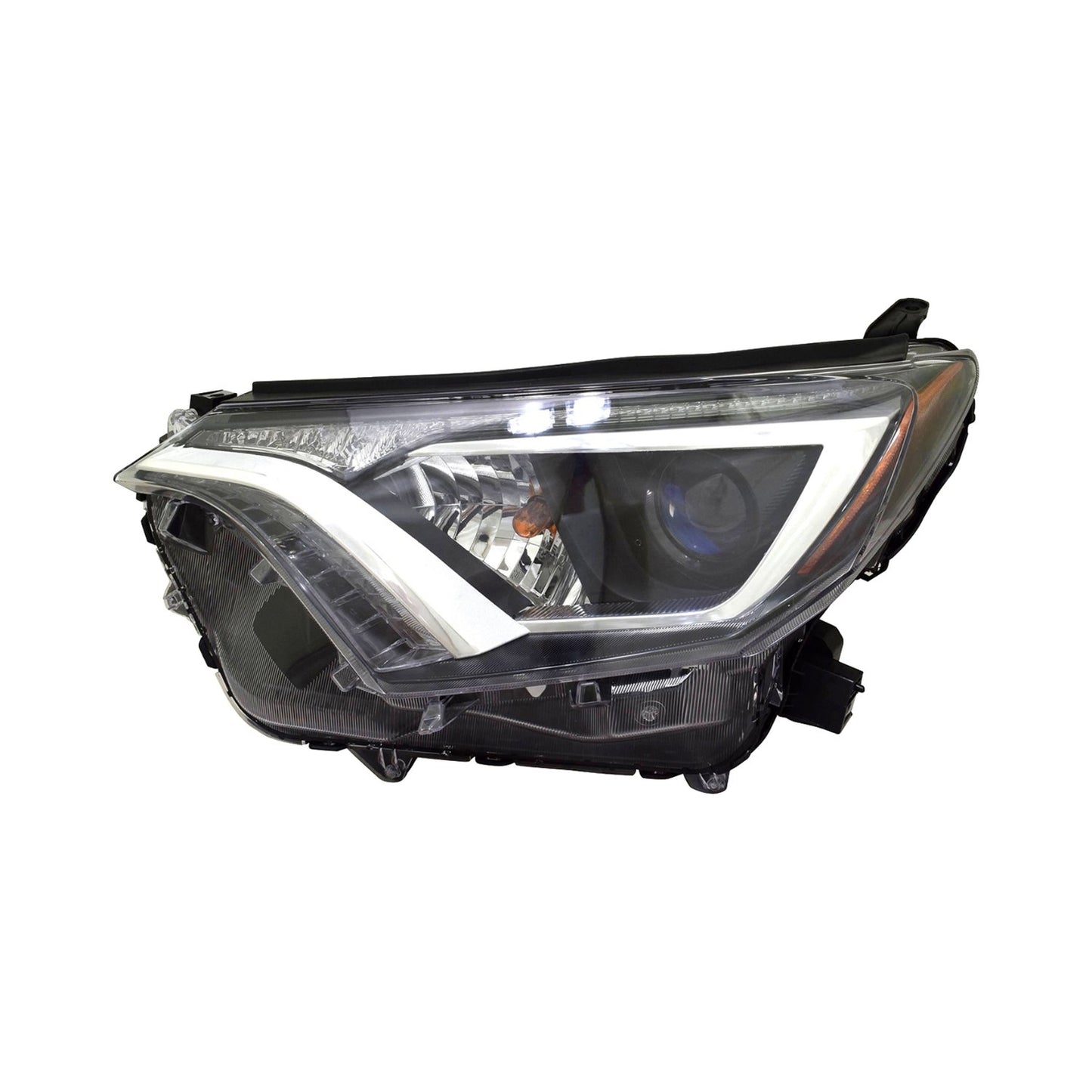 1150 | 2016-2018 TOYOTA RAV4 LT Headlamp assy composite Halogen; North America Built; w/o Black Bezel | TO2502247|811500R080