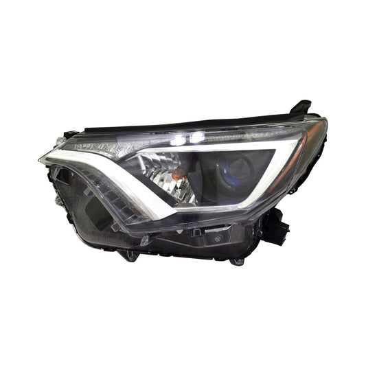 1150 | 2016-2018 TOYOTA RAV4 LT Headlamp assy composite Halogen; North America Built; w/o Black Bezel | TO2502247|811500R080