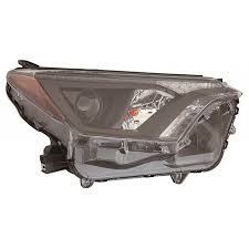 1150 | 2016-2018 TOYOTA RAV4 LT Headlamp assy composite Halogen; North America Built; w/Black Bezel | TO2502268|811500R180