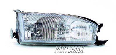 1160 | 1992-1994 TOYOTA CAMRY RT Headlamp assy composite USA built | TO2503105|8111006011