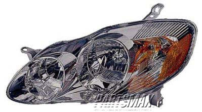 1160 | 2003-2004 TOYOTA COROLLA RT Headlamp assy composite S model | TO2503142|8111002200