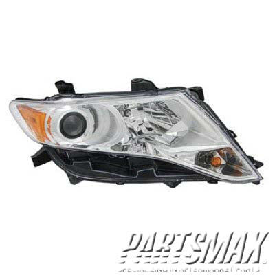 1160 | 2009-2016 TOYOTA VENZA RT Headlamp assy composite Halogen | TO2503189|811100T020