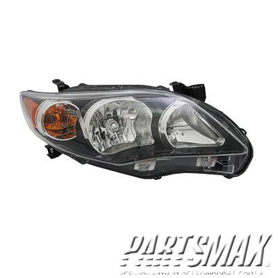 2503 |  2011-2013 TOYOTA COROLLA RT Headlamp assy composite S|XRS; Canada Built | TO2503204|8111002B60