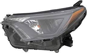 2503 | 2016-2018 TOYOTA RAV4 RT Headlamp assy composite Halogen; North America Built; w/Black Bezel | TO2503268|811100R180