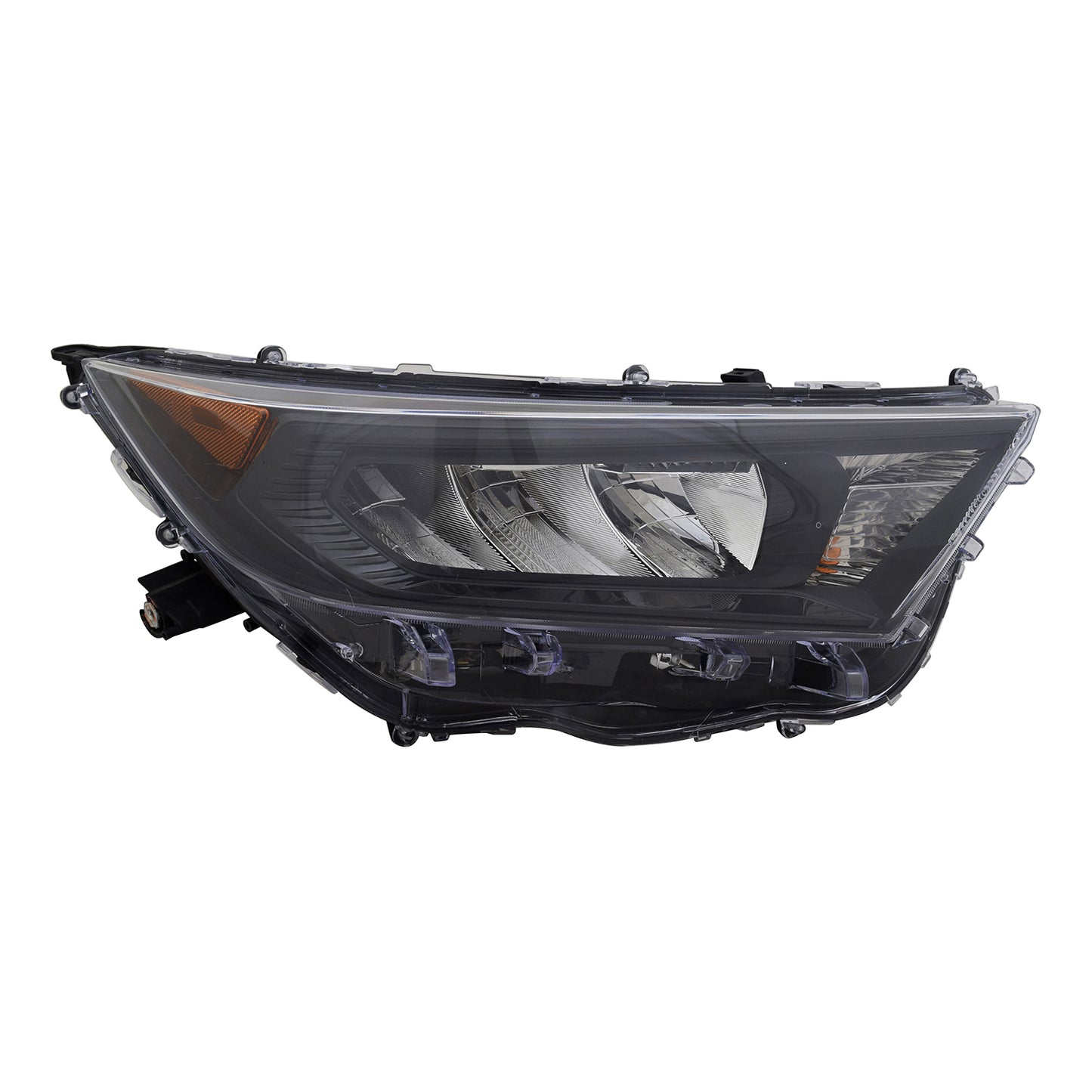 2503 | 2019-2021 TOYOTA RAV4 RT Headlamp assy composite LE; North America Built; Black Bezel | TO2503274|811100R152