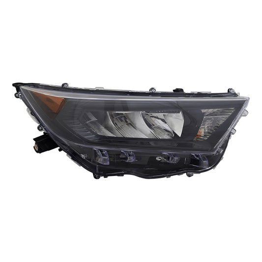 2503 | 2019-2021 TOYOTA RAV4 RT Headlamp assy composite LE; North America Built; Black Bezel | TO2503274|811100R152