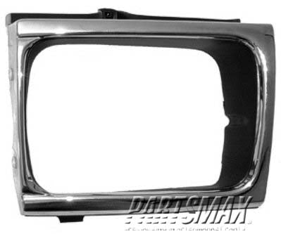 1220 | 1992-1995 TOYOTA PICKUP LT Headlamp door 4WD; bright | TO2512116|5313235071
