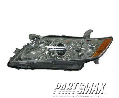 2518 | 2007-2009 TOYOTA CAMRY LT Headlamp lens/housing BASE|CE|LE|XLE; USA Built | TO2518105|8117006202