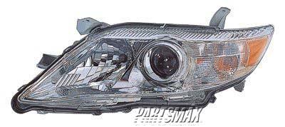 1171 | 2010-2011 TOYOTA CAMRY LT Headlamp lens/housing Japan Built | TO2518125|8117033700
