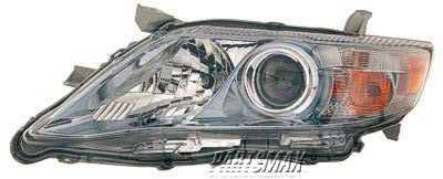 1171 | 2010-2011 TOYOTA CAMRY LT Headlamp lens/housing HYBRID; Japan Built | TO2518126|8117033710