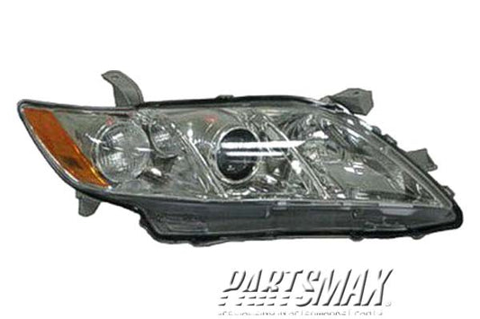 2519 | 2007-2009 TOYOTA CAMRY RT Headlamp lens/housing BASE|CE|LE|XLE; USA Built | TO2519105|8113006202