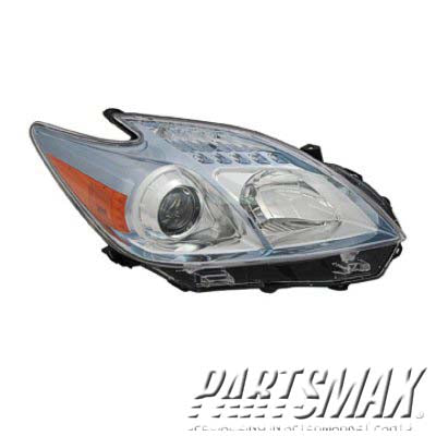 2519 | 2010-2011 TOYOTA PRIUS RT Headlamp lens/housing Halogen | TO2519122|8113047211