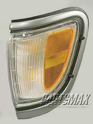 2520 | 1995-1997 TOYOTA TACOMA LT Parklamp assy 4WD; park/marker combo; black | TO2520144|8162004030