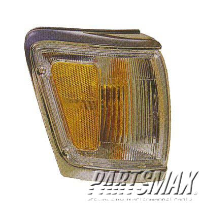 2520 | 1992-1995 TOYOTA 4RUNNER LT Parklamp assy park/marker combination; w/bright rim | TO2520147|8162035201