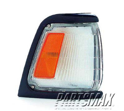 1276 | 1989-1991 TOYOTA PICKUP RT Parklamp assy 2WD; std; black | TO2521122|8161089175