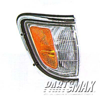 2521 | 1995-1996 TOYOTA TACOMA RT Parklamp assy 2WD; park/marker combo; bright | TO2521142|8161004020