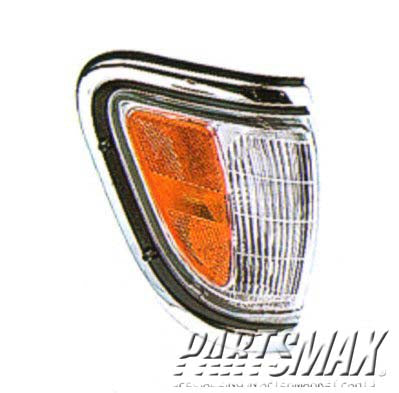 2521 | 1995-1997 TOYOTA TACOMA RT Parklamp assy 4WD; park/marker combo; bright | TO2521143|8161004040