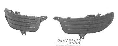 2598 | 2005-2006 TOYOTA CAMRY LT Fog lamp cover black; code 202; USA built | TO2598100|5212806907