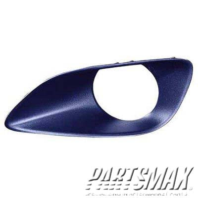 2598 | 2007-2012 TOYOTA YARIS LT Fog lamp cover Sedan; w/Fog Lamps | TO2598104|5212852110