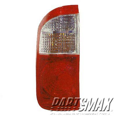 2800 | 2000-2006 TOYOTA TUNDRA LT Taillamp assy DOUBLE CAB; Std Bed; Clear/Red Lens | TO2800153|815600C040