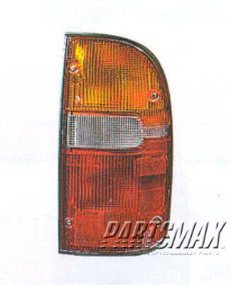 2080 | 1995-2000 TOYOTA TACOMA RT Taillamp assy all | TO2801116|8155004030