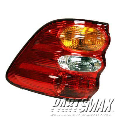 2801 | 2001-2004 TOYOTA SEQUOIA RT Taillamp assy quarter panel mounted | TO2801149|815500C020