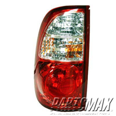 2801 | 2005-2006 TOYOTA TUNDRA RT Taillamp assy w/Regular & Access Cab; w/standard bed; Clear/Red Lens | TO2801161|815500C060