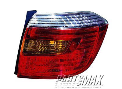 2801 | 2008-2010 TOYOTA HIGHLANDER RT Taillamp assy w/Sport Pkg | TO2801174|8155148170