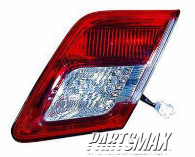2803 | 2010-2011 TOYOTA CAMRY RT Taillamp assy inner On Luggage Lid; USA Built | TO2803104|8158006230