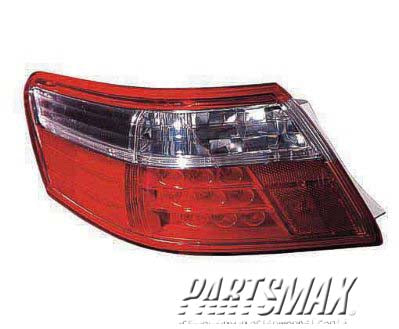 2804 | 2007-2009 TOYOTA CAMRY LT Taillamp assy outer HYBRID; on body | TO2804103|8156133490