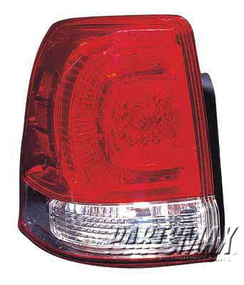 2804 | 2008-2011 TOYOTA LAND CRUISER LT Taillamp assy outer Lens/Housing | TO2804105|8156160760