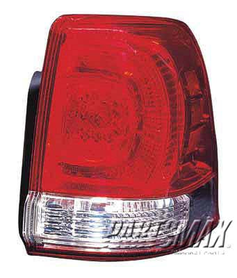 2120 | 2008-2011 TOYOTA LAND CRUISER RT Taillamp assy outer Lens/Housing | TO2805105|8155160830